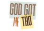 god got me tho boho logo